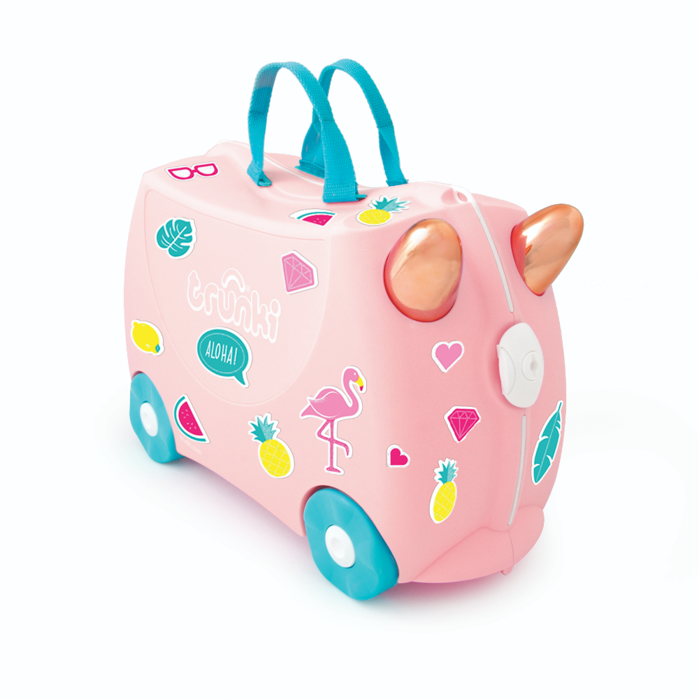 Trunki Flossi Flamingo Suitcase - Pink