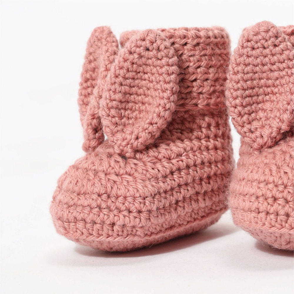 Furr Balls Bunny Crochet Booties