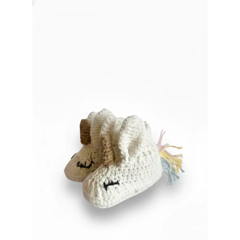 Furr Balls Crochet Booties - Pack of 3