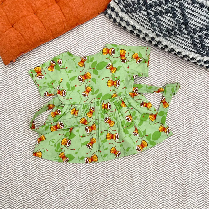 Bhaakur Organic Cotton Frock| Infants and Toddlers| Damru