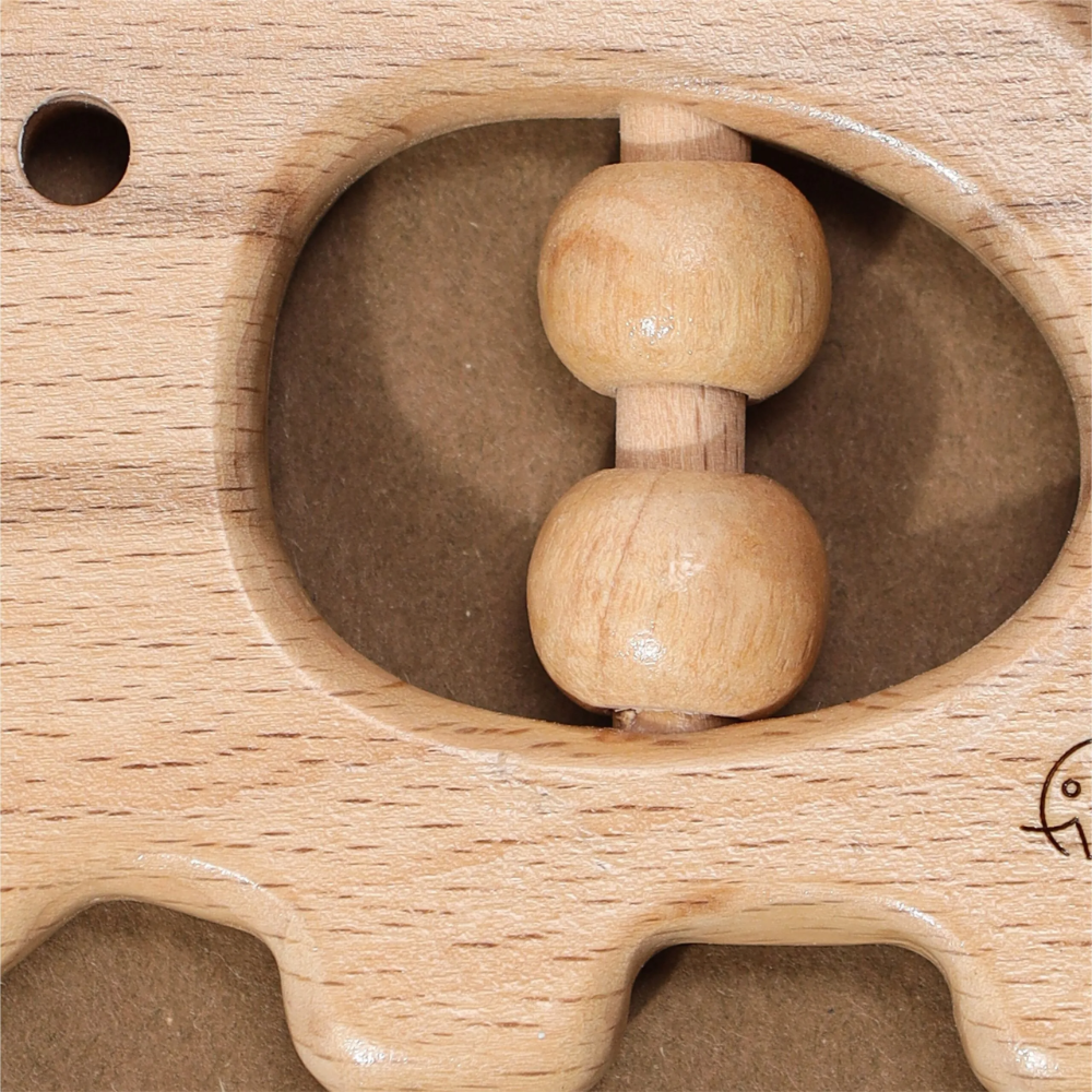 Furr Balls Natural Beech Wood Teether