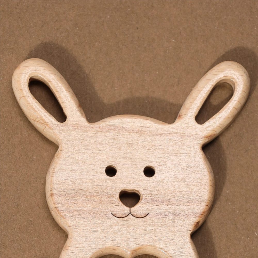 Furr Balls Natural Beech Wood Teether