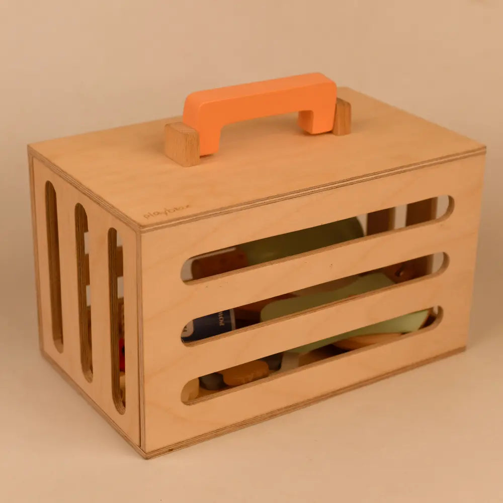 PlayBox Pet Grooming Play Set Wooden Toy