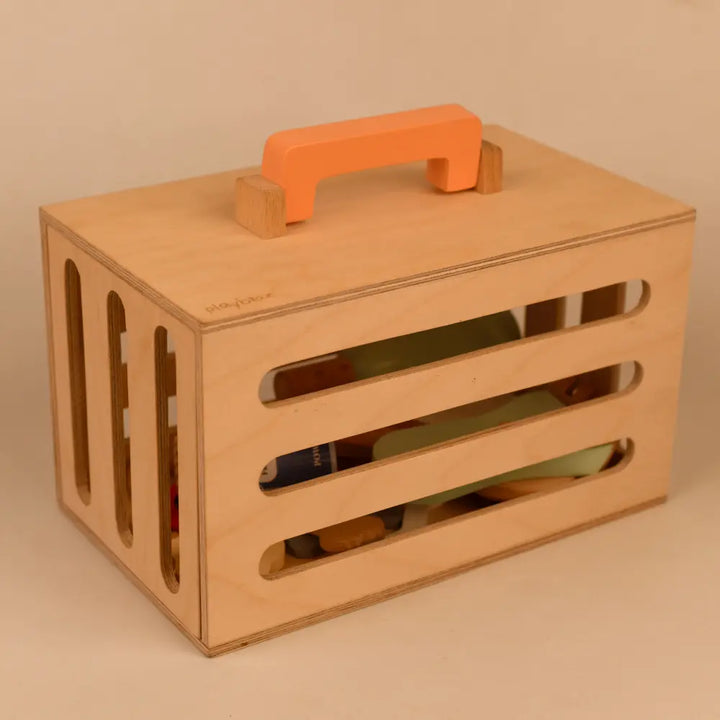 PlayBox Pet Grooming Play Set Wooden Toy