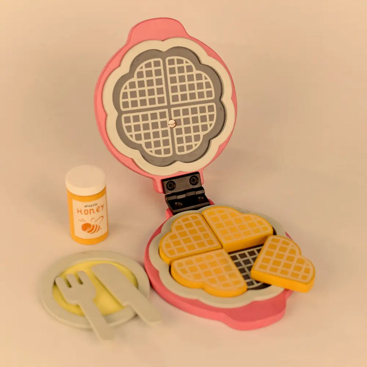 Playbox Wooden Waffle Maker Cooking Set