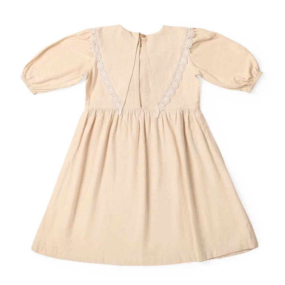 Moobaa Girls clothing The Lace Bib Dress
