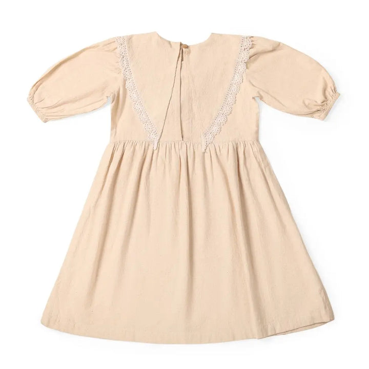 Moobaa Girls clothing The Lace Bib Dress