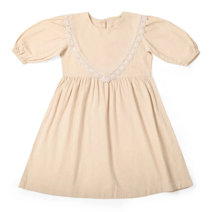 Moobaa Girls clothing The Lace Bib Dress