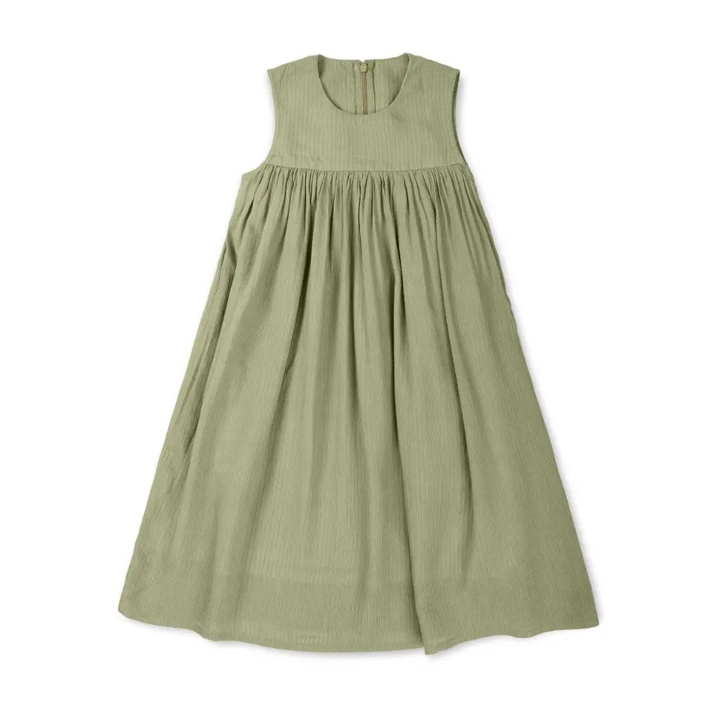 Moobaa Girls Clothing The Tracing Olive Dress
