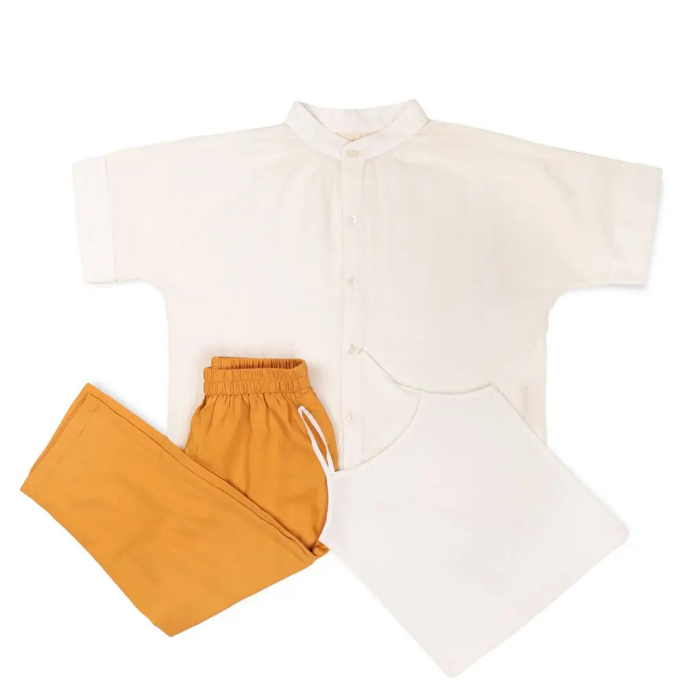 Moobaa Boys clothing The Rust Trio Set