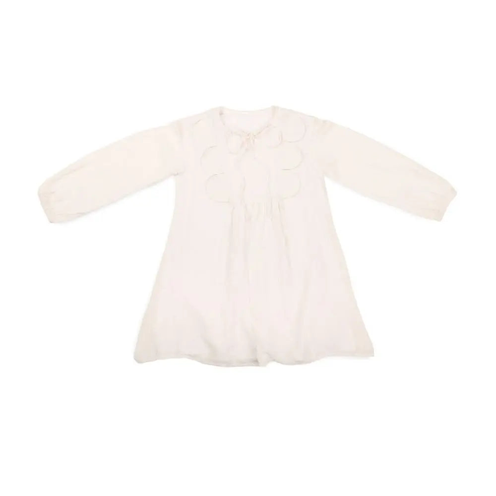 Moobaa Girls clothing The Cream Check Picnic Dress