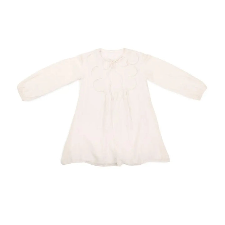 Moobaa Girls clothing The Cream Check Picnic Dress