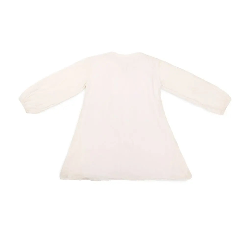 Moobaa Girls clothing The Cream Check Picnic Dress