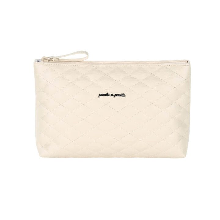 Padded Ines Beige Travel Essentials Pouch