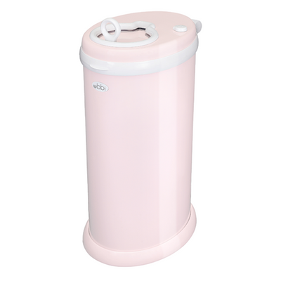 Ubbi Steel Odor Locking Diaper Pail - Blush Pink