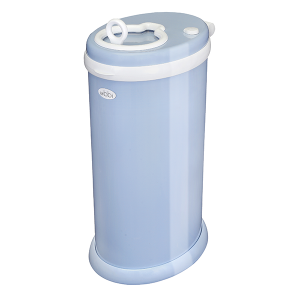 Ubbi Steel Odor Locking Diaper Pail - Cloudy Blue