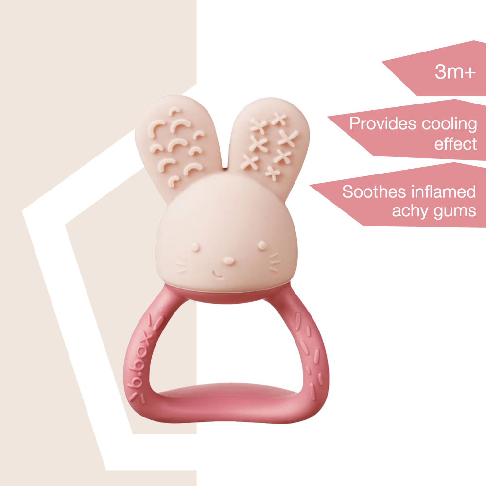 b.box Chill + Fill Bunny Teether