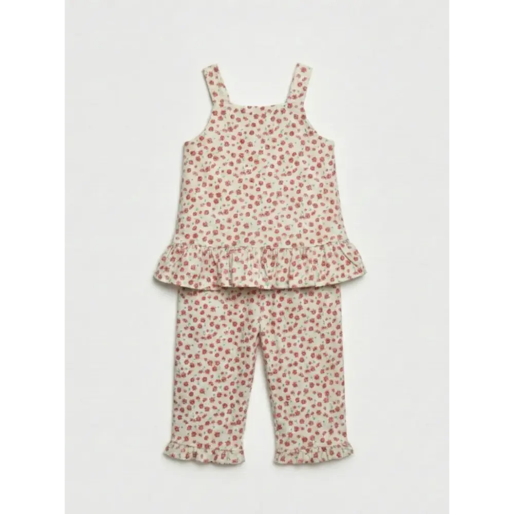 Pattuti- Floral Printed Set + Hairband