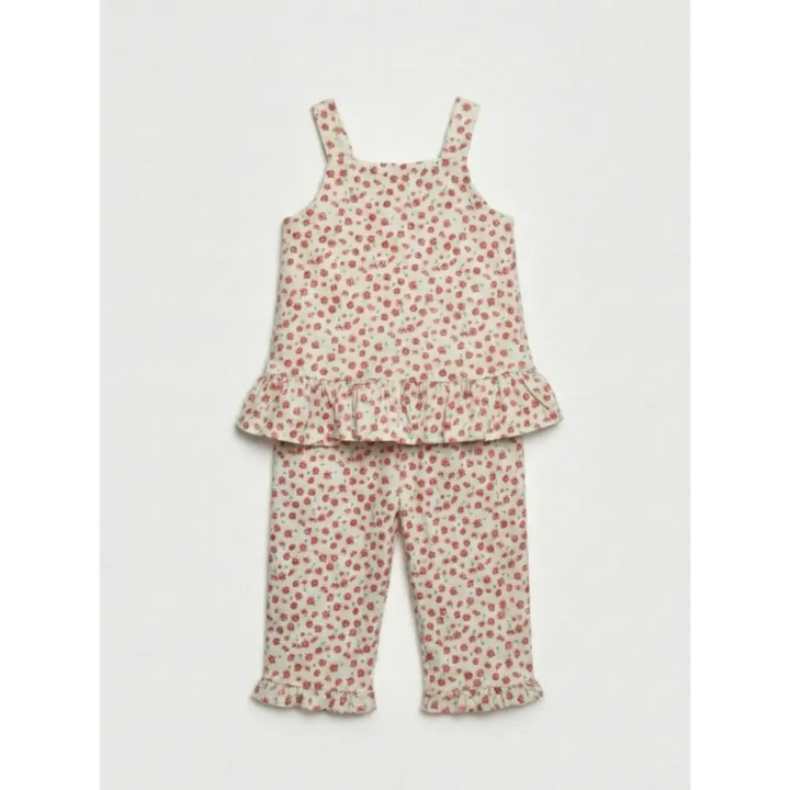 Pattuti- Floral Printed Set + Hairband