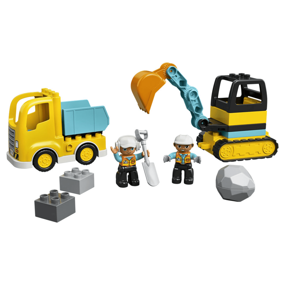 Lego Duplo Truck &amp; Tracked Excavator V29