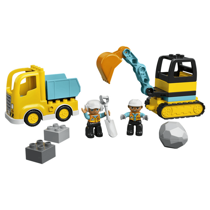 Lego Duplo Truck &amp; Tracked Excavator V29