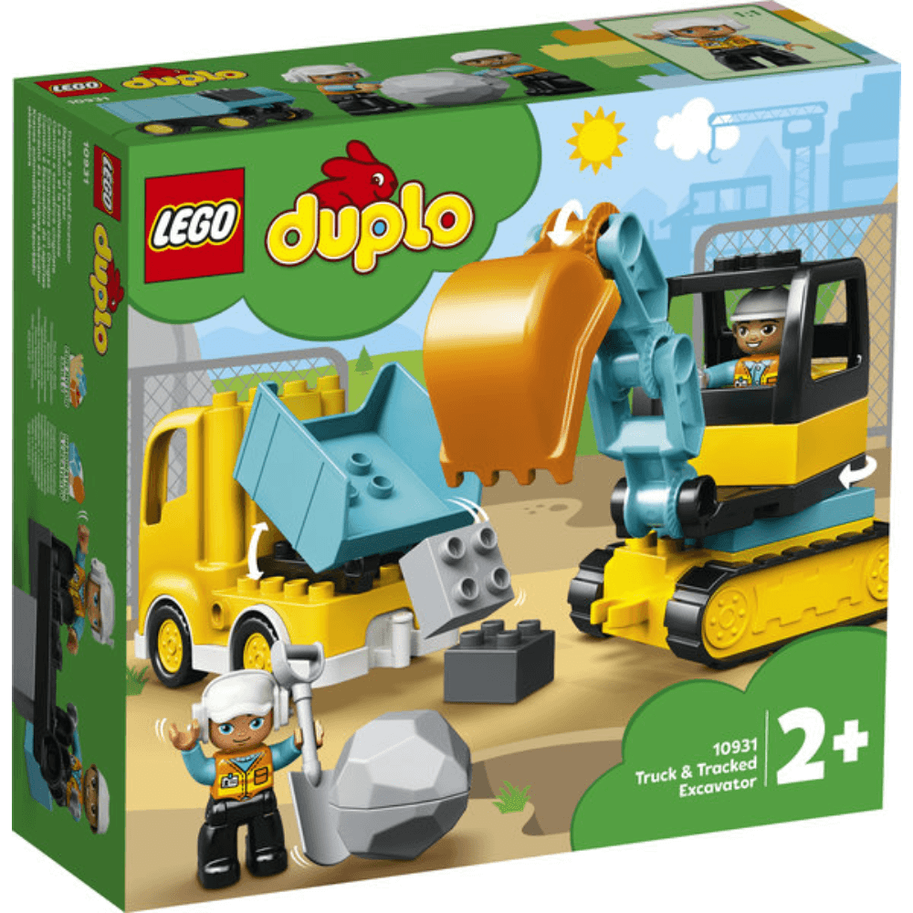 Lego Duplo Truck &amp; Tracked Excavator V29