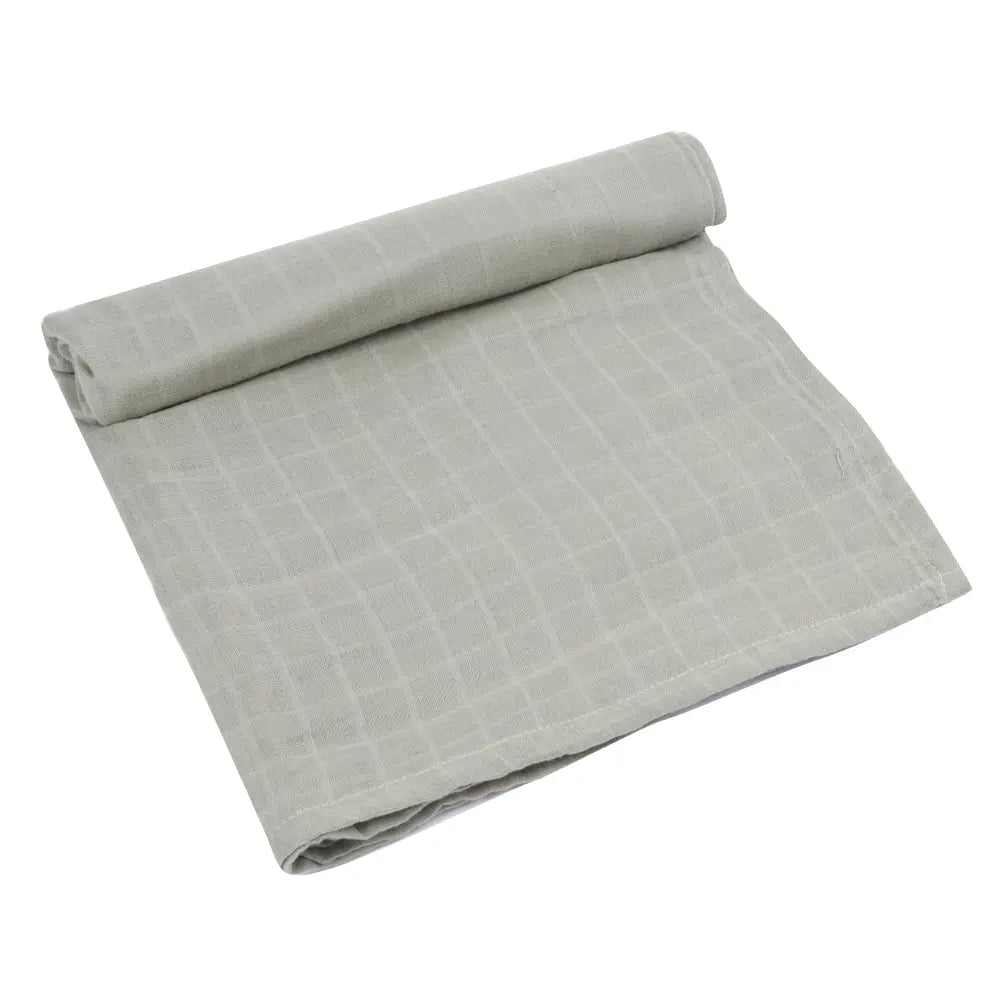 Cot &amp; Candy Baby Organic Cotton Muslin Swaddle Wrap-Sage