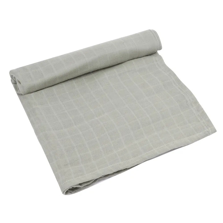 Cot &amp; Candy Baby Organic Cotton Muslin Swaddle Wrap-Sage
