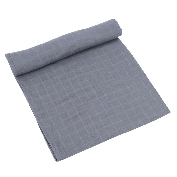 Cot &amp; Candy Baby Organic Muslin Swaddle Wrap-Aqua