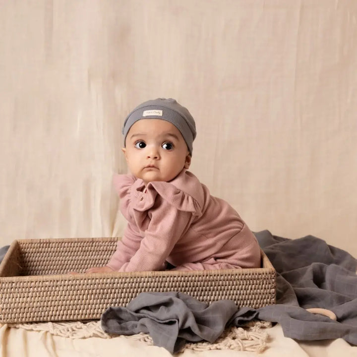 Cot &amp; Candy Baby Organic Muslin Swaddle Wrap-Aqua