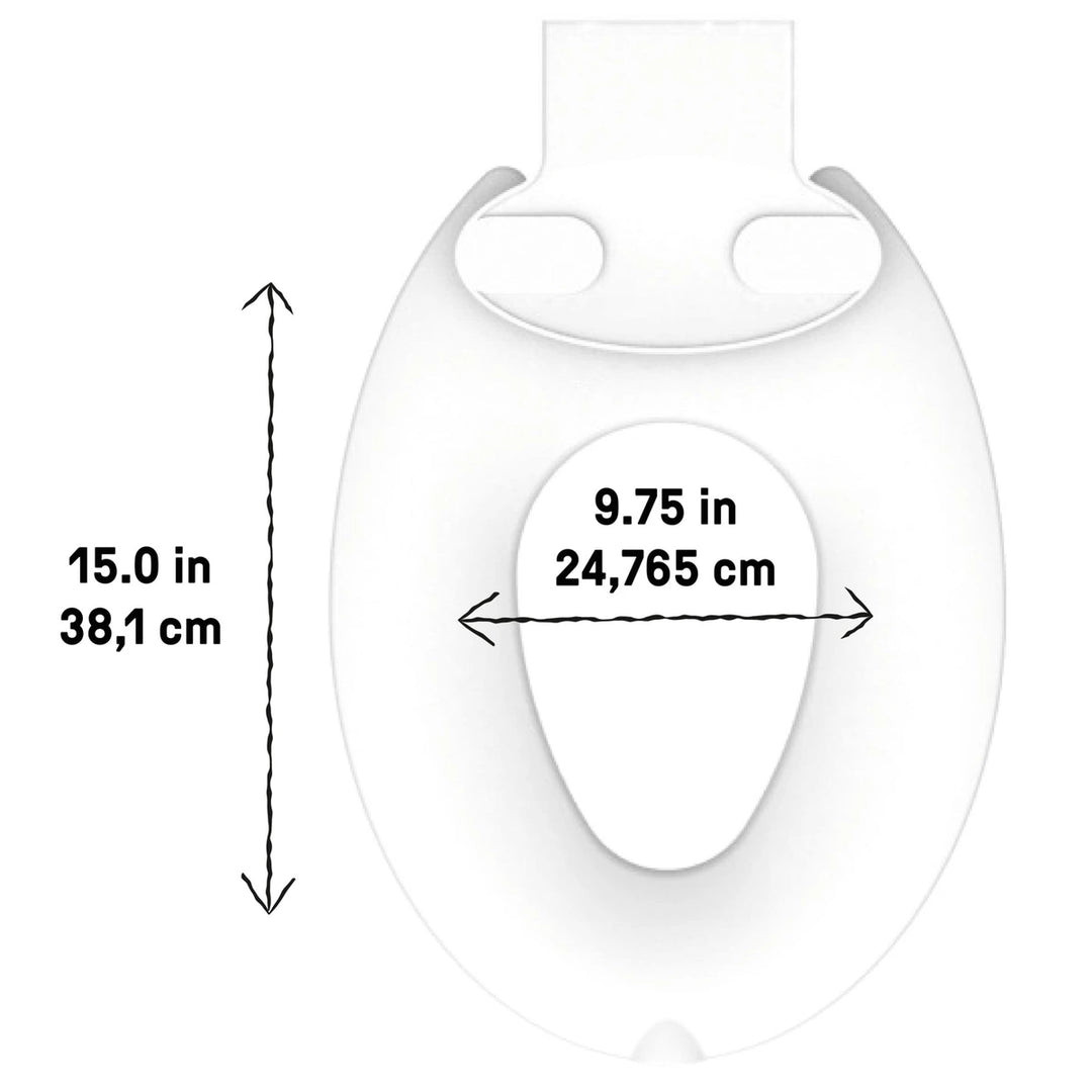 Ingenuity Flip &amp; Sit Potty Seat -  Toddler Potty Training Seat, Easy to set up, For Round &amp; Elongated Toilets, 18 Months+ / upto 22.5 kg
