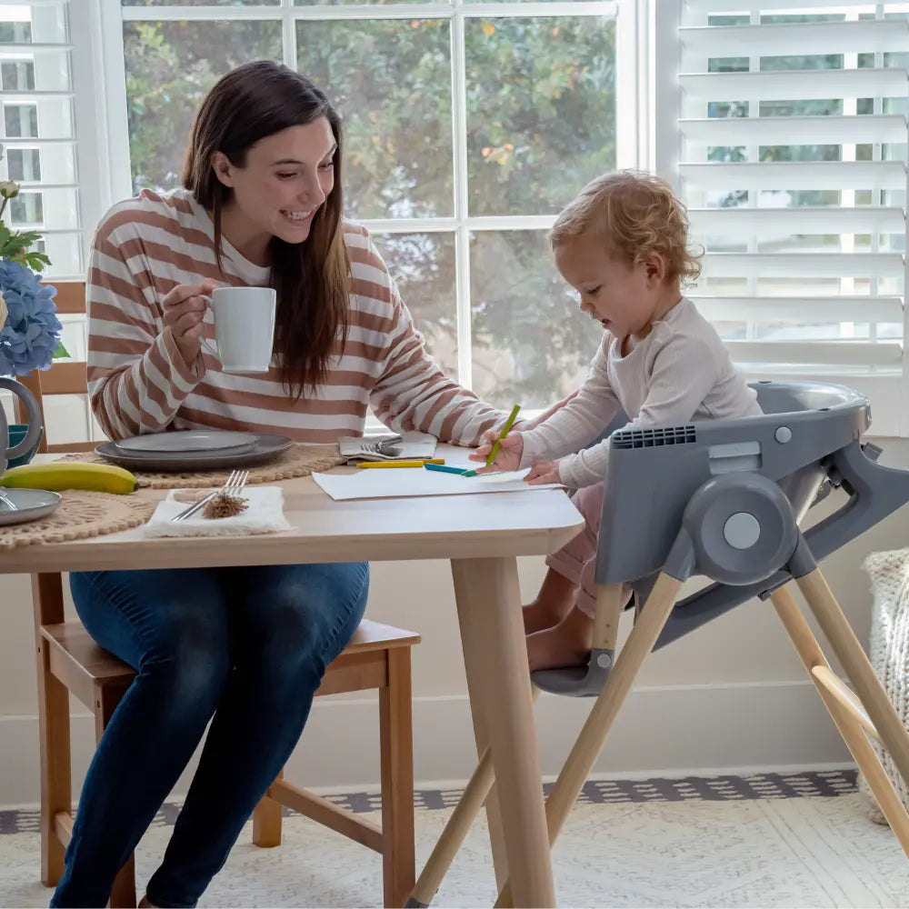 Ingenuity Proper Positioner Deluxe 7-in-1 High Chair with Recline, Rocking Infant Seat &amp; Booster Mode, 0-5 years