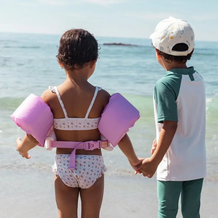 Swim Essentials Puddle Jumper, Kids Floatation Vest for Ages 2–6 Years, Pink Flower Market