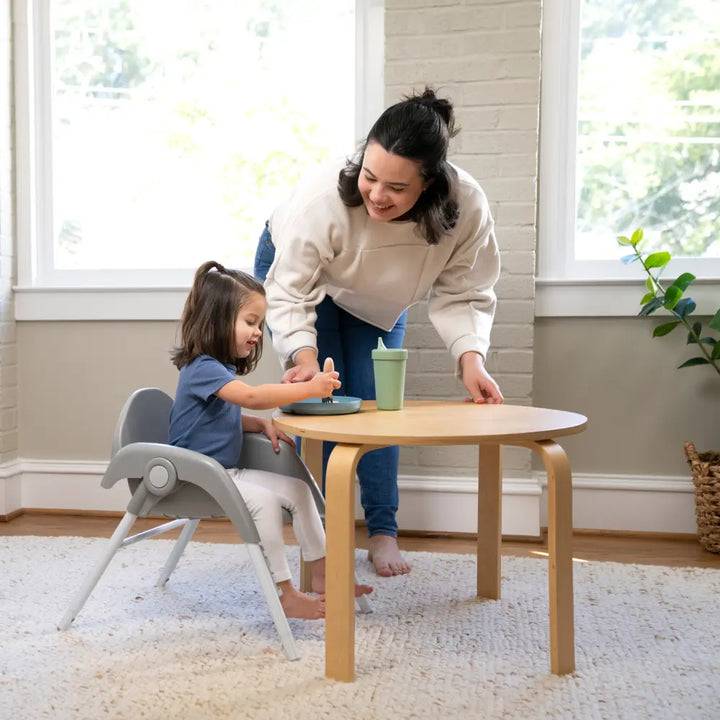 Ingenuity Trio Foldaway 6-in-1 High Chair with Booster Seat, Toddler Chair &amp; Foldable Space-Saving Design - Endless Blooms