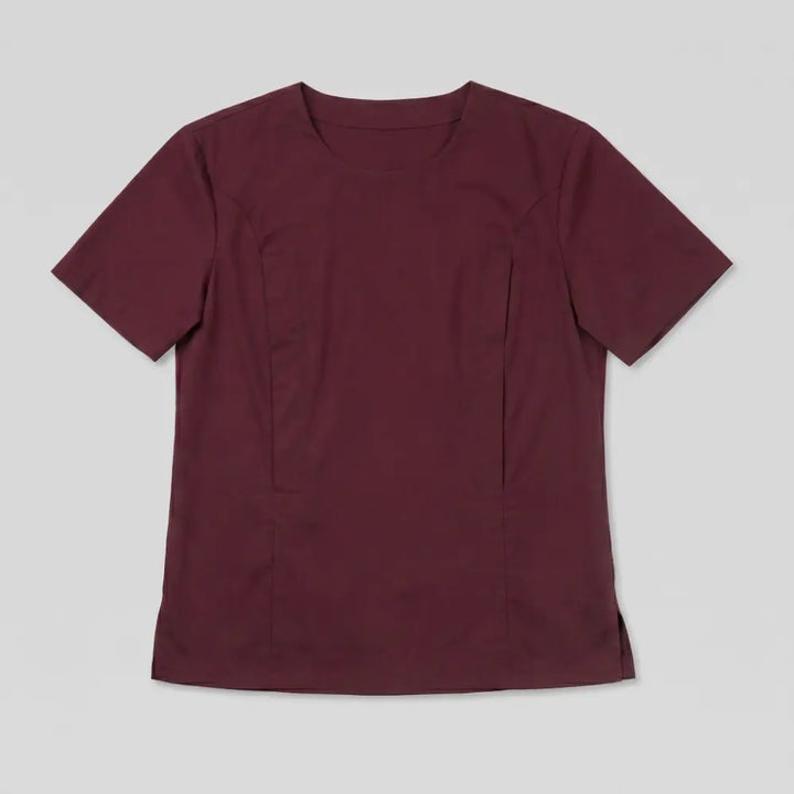 SOL MAMA Magnetic Snap Nursing Tee - Wine