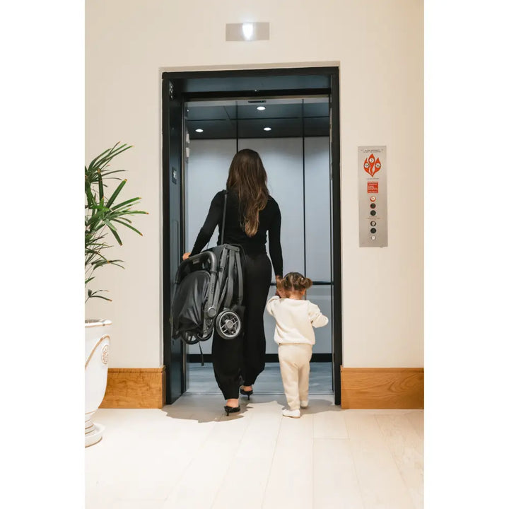 UPPAbaby Minu V3 Stroller, Travel/Cabin Friendly, Compact, Lightweight, One Hand Fold, Flat Recline, Carry Strap, Suitable from Birth - Ada/Sandstone