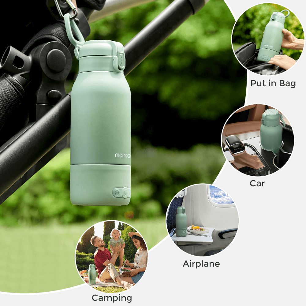 Momcozy Sterilizers &amp; Warmer Portable Breast Milk &amp; Water Warmer - Green