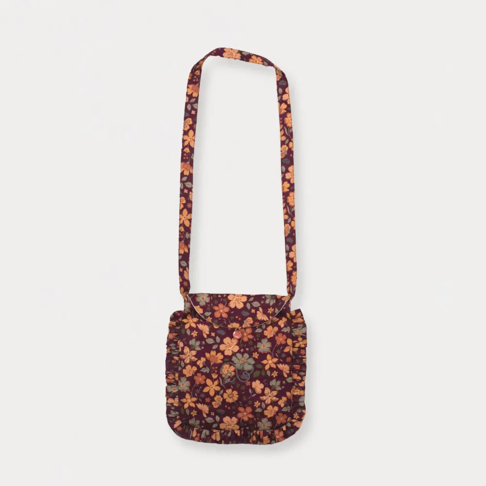 Early Sunday Miss Sunday Sling For Girls - Garden Flowers Plum