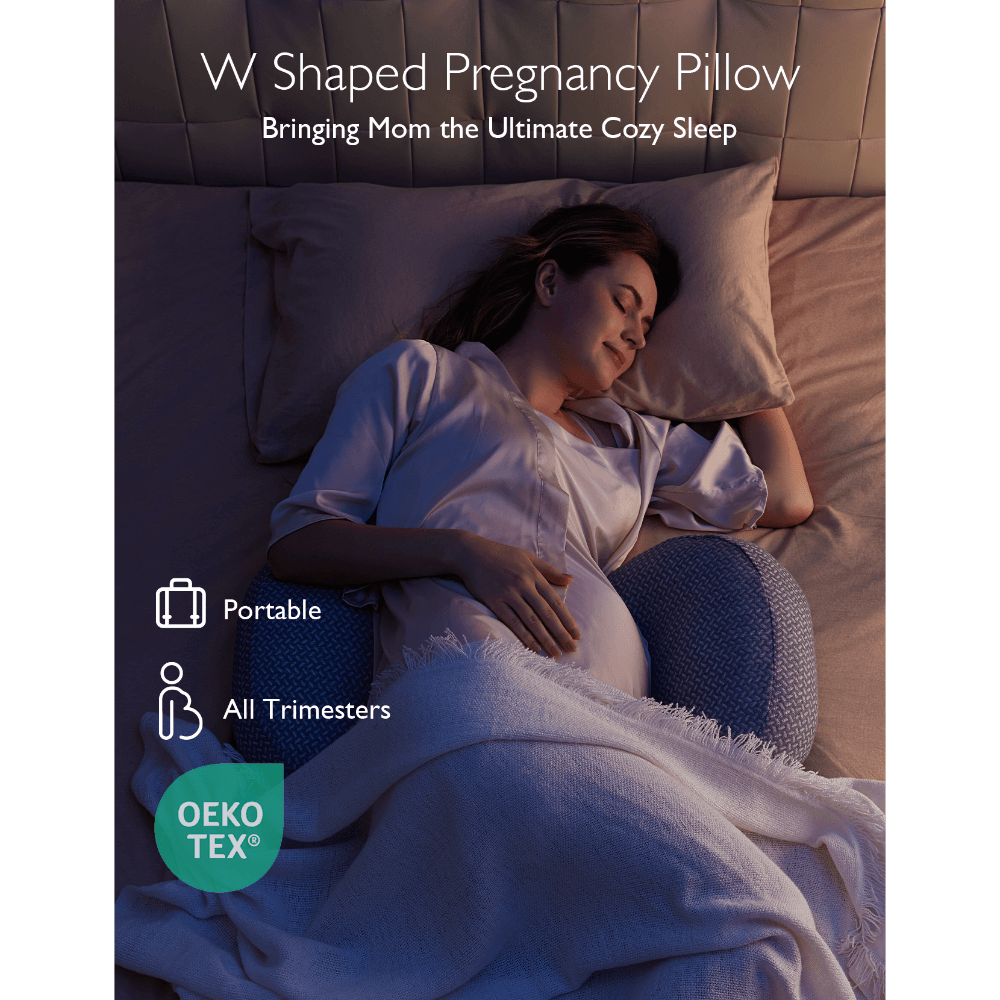 Momcozy Maternity Accessory Portable Maternity Pillow - Grey