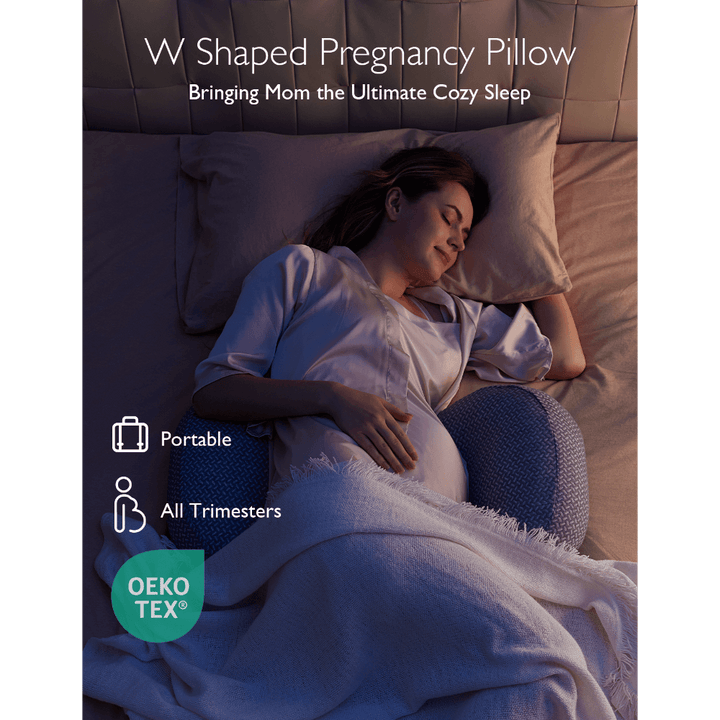 Momcozy Maternity Accessory Portable Maternity Pillow - Grey