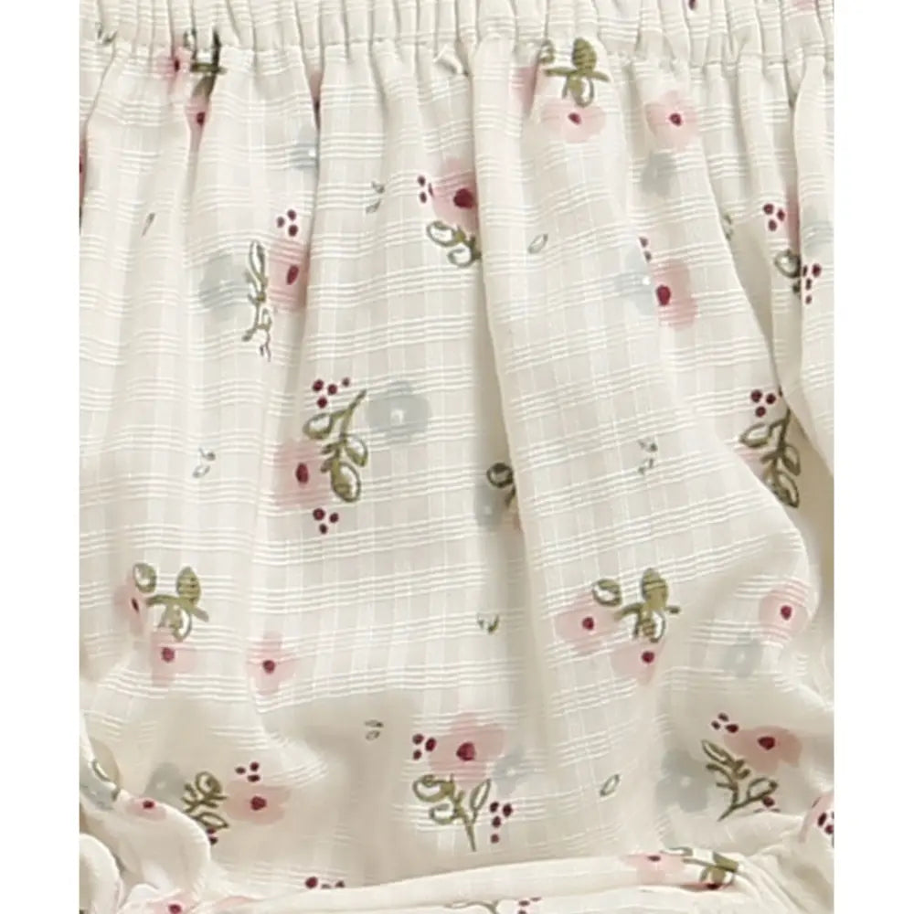 Sweetlime By As Organic Cotton Sweet Meadow Bloom Set - White