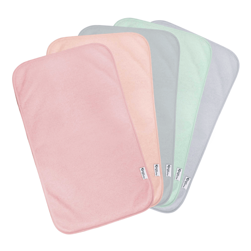 Green Sprouts Blueberry Organic Cotton Muslin Burp Cloths 5 Pack