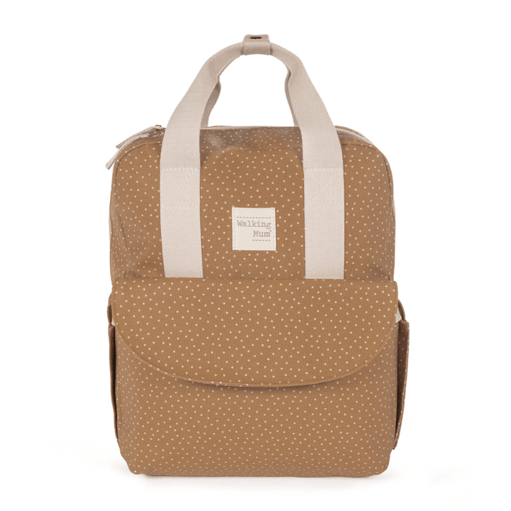 Walking Mum Rucksack Polka Dot Poppy - Cinnamon