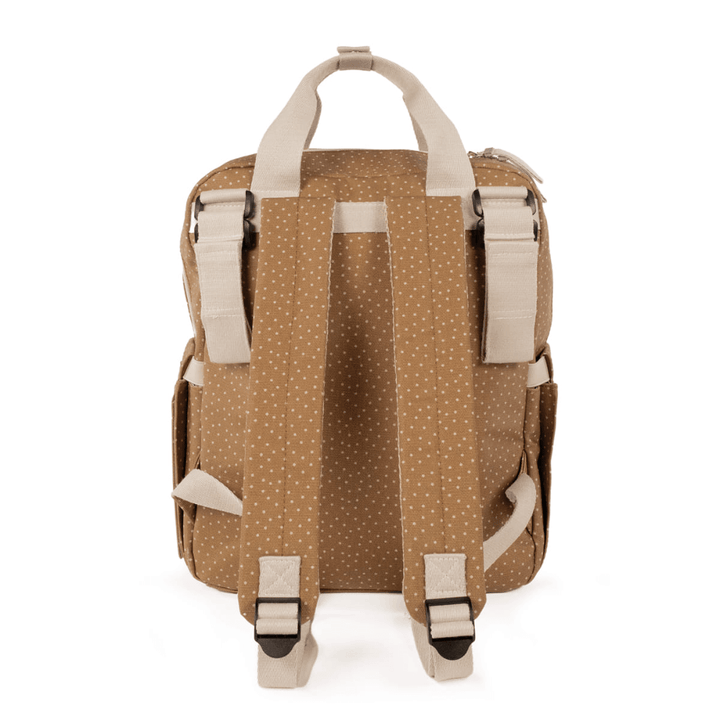 Walking Mum Rucksack Polka Dot Poppy - Cinnamon