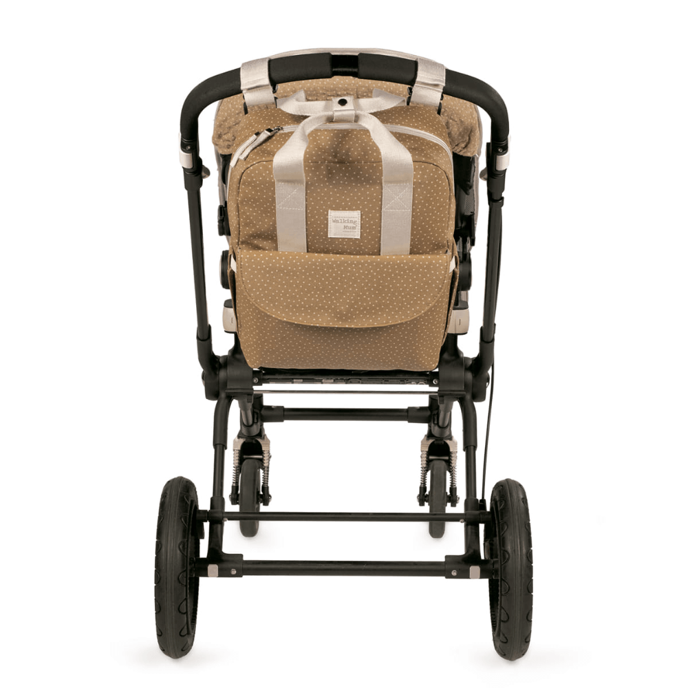 Walking Mum Rucksack Polka Dot Poppy - Cinnamon