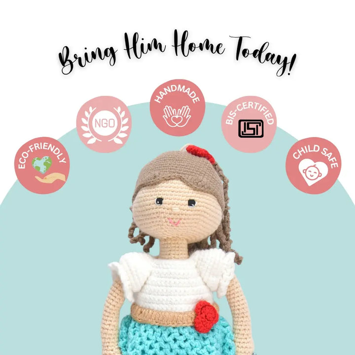 Happy Threads Crochet Katie Doll – Lovingly Handmade for Endless Playtime Joy