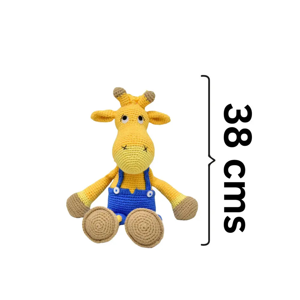 Happy Threads Soft &amp; Cuddly Crochet Giraffe – Alex the Handmade Companion