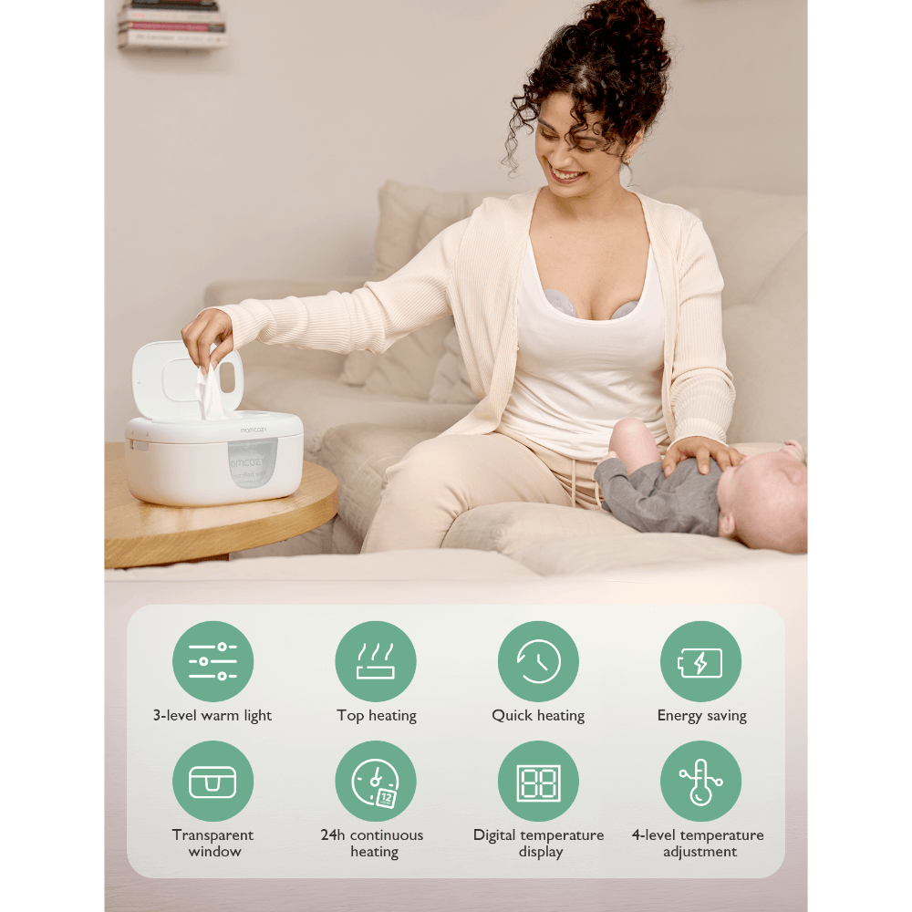 Momcozy Health Care Baby Wipe Warmer White