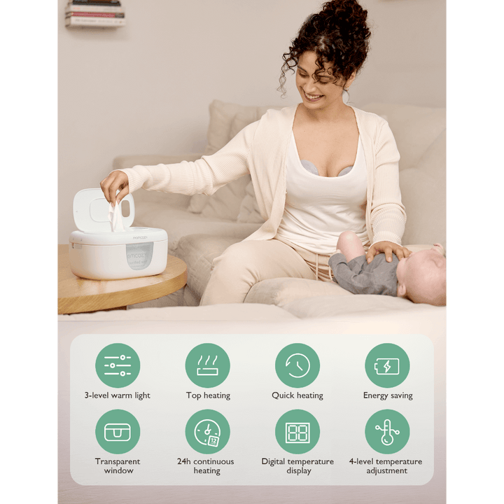 Momcozy Health Care Baby Wipe Warmer White