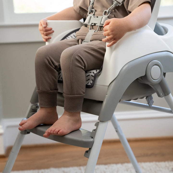 Ingenuity Trio Foldaway 6-in-1 High Chair with Booster Seat, Toddler Chair &amp; Foldable Easy Storage Design, 6M - 5 Years - Quill